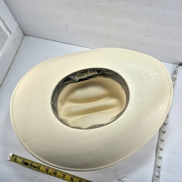 NWOT Remington 50X "Arma tu Instinto" Vented Straw Cowboy Hat Vented Cowboy - Picture 16 of 16